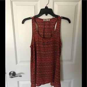 Hollister California sleeveless pleated back